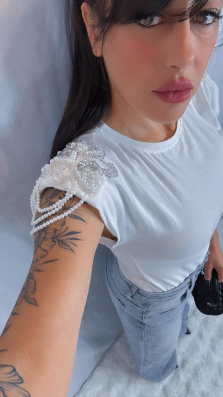 Maglia Perla Bianca