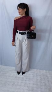 Pantalone Alice Beige