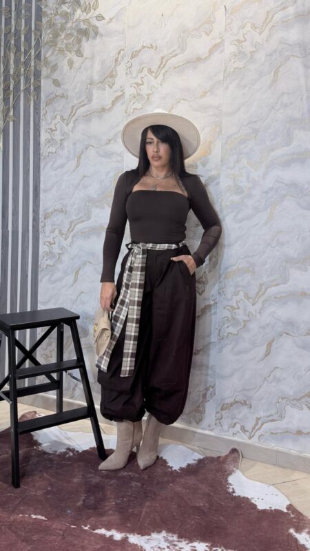 Pantalone Reeva Marrone