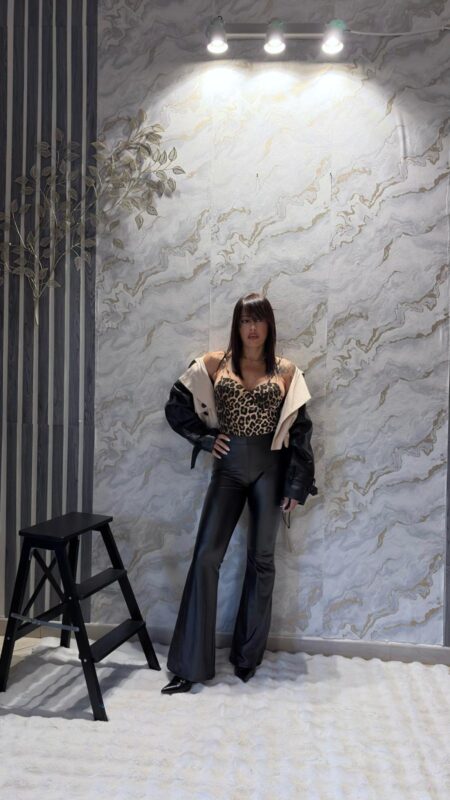 Leggins in Pelle