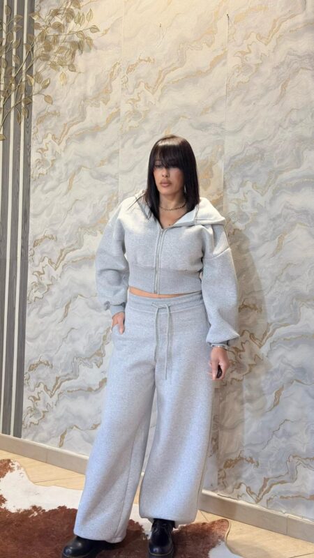 Tuta Sporty Chic Grigia