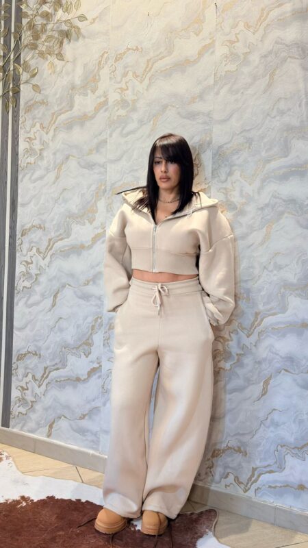 Tuta Sporty Chic Beige
