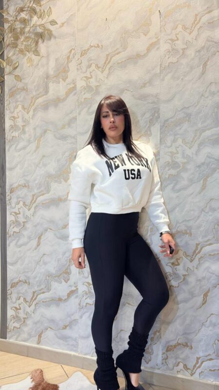 Felpa Alexa Bianca