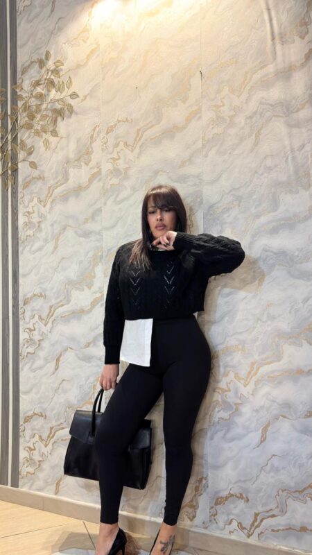 Pull Treccia Nero