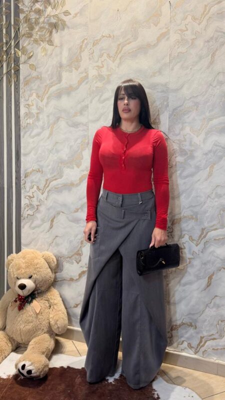 Pantalone Asimmetric Grigio