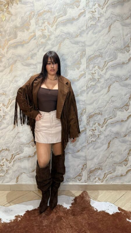 Giubbotto West Cuoio