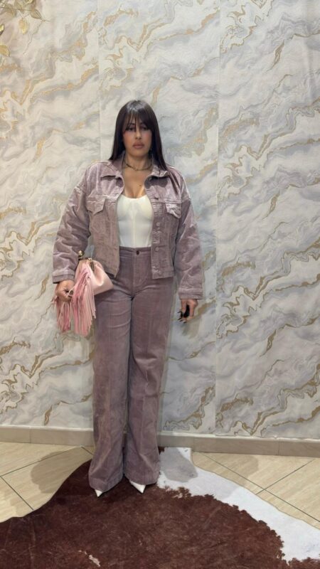 Coordinato Romina in Velluto