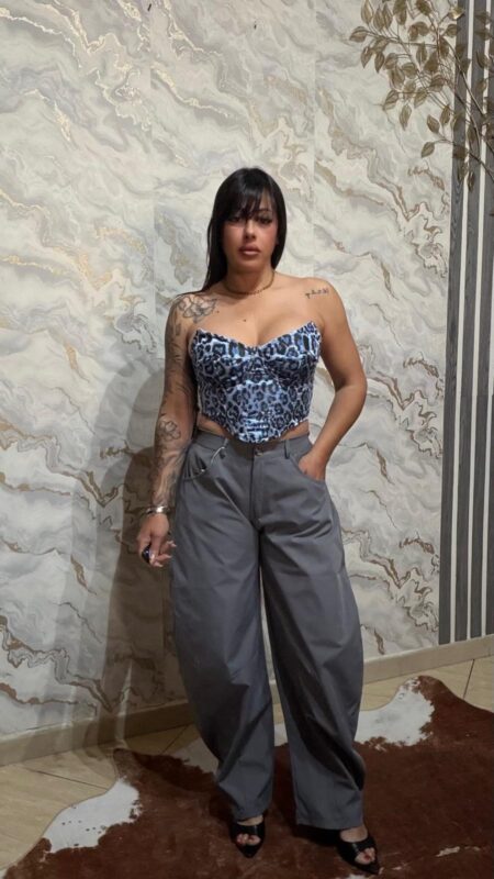 Pantalone Glamour Grigio