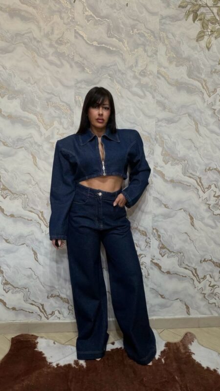 Coordinato in Jeans Blu