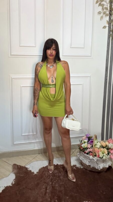 Mini Dress Serena Verde