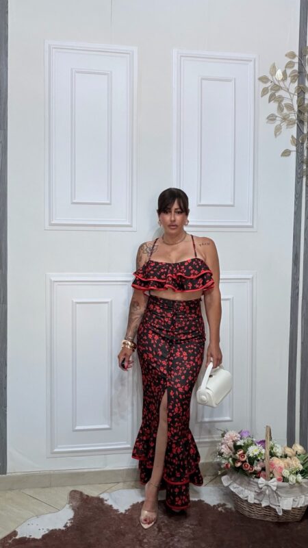 Coordinato Althea Nero