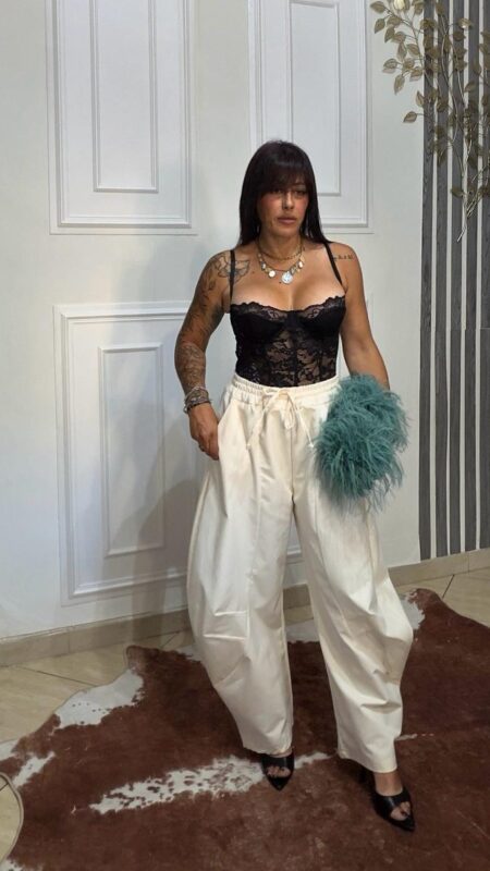 Pantalone Balloon Panna