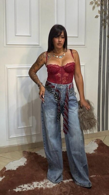 Jeans Cravatte