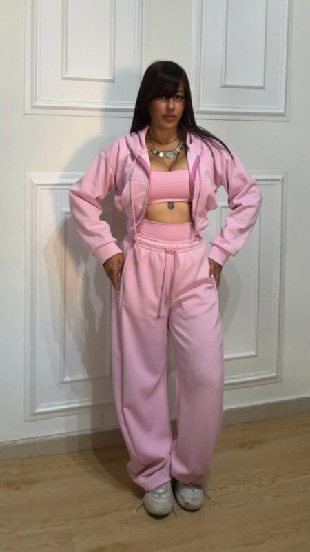Coordinato Tuta City Mood Rosa