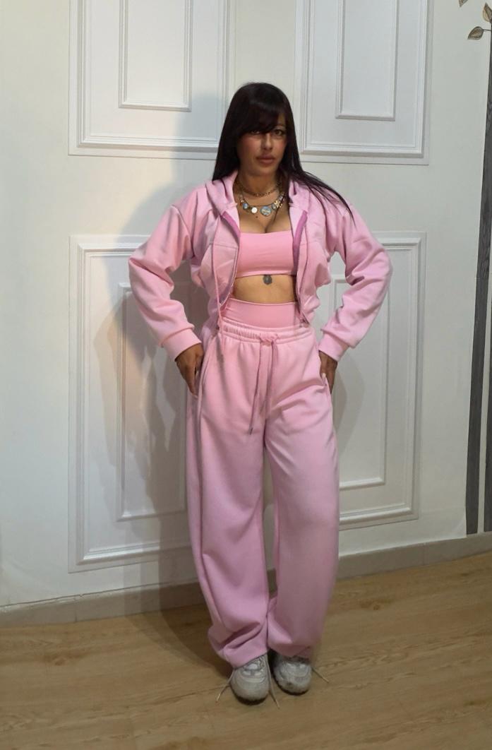 Coordinato Tuta City Mood Rosa